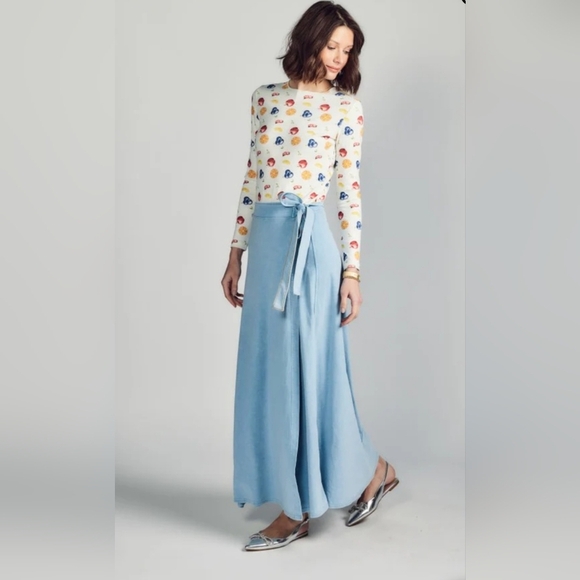 Aleeza Chic Abby Multicolor Fruit Design Long Sleeve Top - Picture 1 of 8